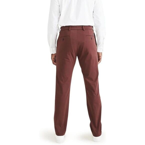 Dockers City Tech 354770036 Trouser Mens Bitter Chocolate Cotton Slim Fit MCWW57 - Picture 5 of 9